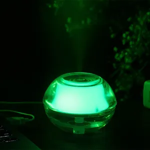 水晶夜灯加湿器 美容加湿器 USB空气净化器 迷你加湿器 车载家用