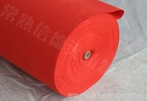 厂家直供优质婚礼庆典用针刺无纺布地毯