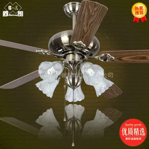 f010欧式带风扇吊灯仿古客厅餐厅电扇灯