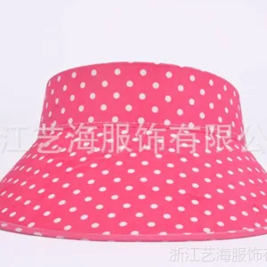 供应新款春秋女帽 简约空顶帽 遮阳发夹帽 艺海批量加工订做