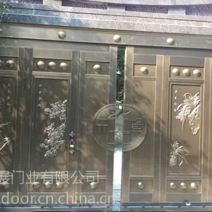 ***平移铜门电动平移铜门别墅铜门庭院铜门