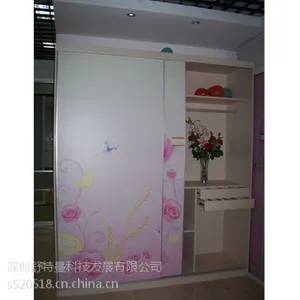 深圳舒特曼定制时尚玻璃推拉门整体衣柜