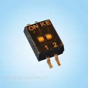 供应台湾正宗KE牌拨码开关 1.27贴片2位 4位 8位 10位 DSHP04TSGER