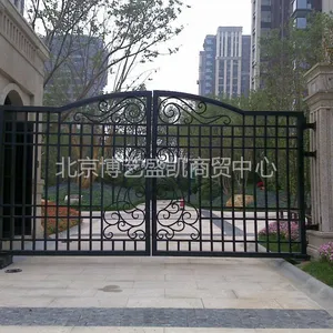 供应北京博艺盛凯别墅铁艺大门 欧式大门