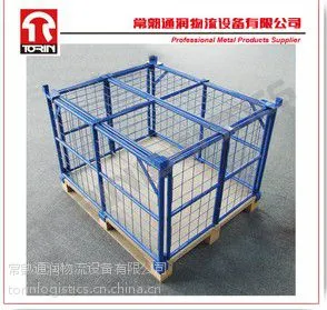 供应通润高品质折叠仓储笼,托盘网框SWK31051
