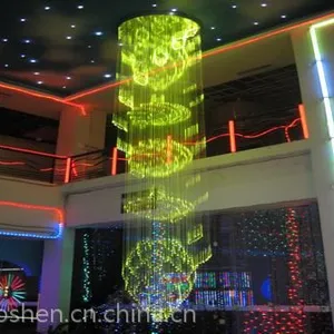 0.75mm光纤水帘,满天星照明灯,各种艺术灯,光纤灯材料