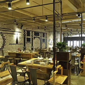 成都火锅店装修设计,工业风火锅店装饰设计