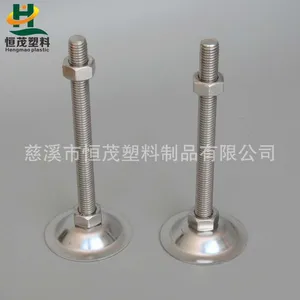 不锈钢脚杯,冲压型流水线防锈杯脚,恒茂HMF60-M12150加高调节脚
