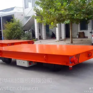 供应盛起KPX5000KG蓄电池地轨车|广东36v~48v电压平台车|平移货车|PKD电动平板车