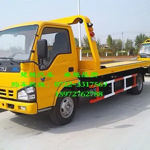 供应五十铃一拖二平板清障车