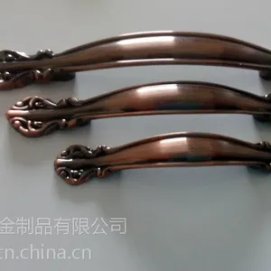 乐雅7007欧洲古典金属橱柜拉手锌合金青古铜色64/96/128mm