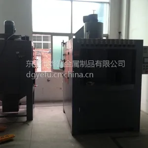 供应出品开孔器专用转台式 自动喷砂机 打砂机 温州喷砂机
