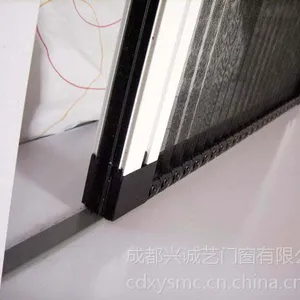 成都无轨纱门窗折叠纱窗