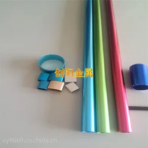 铝管表面处理厂家 阳极氧化 6063抛光铝管光亮氧化 6061铝管打孔