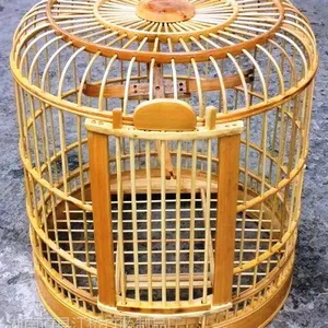 江桥竹藤生态装饰鸟笼厂家专业为全国养鸟者批发定做各种款式规格的竹制鸟笼 景观装饰鸟笼