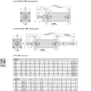 供 气缸 型号:CS-M-80-250-FA库号:M28914