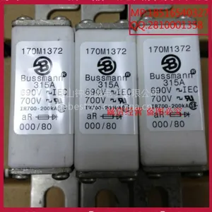 【170M1372】BUSSMANN正品！美国巴斯曼保险丝台达变频器专用31*** 690V低压熔断器