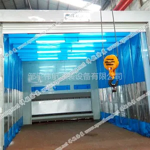 伟航环保伸缩房,伸缩式喷漆房,移动式打磨房wh-shs