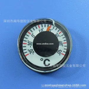 供应双金属温度计 塑料温度计 塑胶温度计 18mm 非水银酒精温度计 环保出口 深圳工厂生产加工