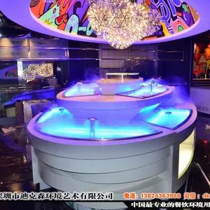 供应厂家特色地中海餐台定制、刺身冰盘、明档设计