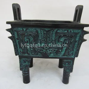 厚趠方鼎 青铜鼎 现代中式家居工艺品摆设装饰品 吉祥摆件 广发青铜器