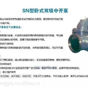 高效双吸中开泵