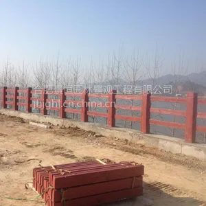 仿木护栏栏杆 仿石护栏 栏杆 河道护栏 水泥护栏 亲水平台 景区栏杆 景观工程