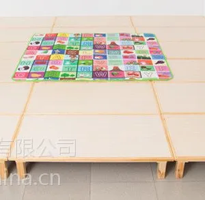 育才百变星幼儿园专用实木平板床(yc00)