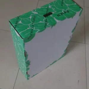 加工定制各种规格的彩色蔬菜纸箱瓦楞纸箱(***精美)