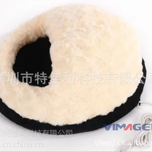 厂家直销,发热拖鞋怎么样?唯米新品包跟碳纤维发热鞋保暖鞋 玫瑰纹包跟保暖鞋暖脚宝 可拆卸清洗