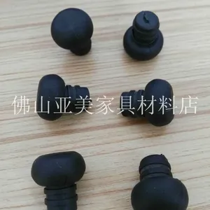 云南省塑料配件16圆珠塑料管塞内塞堵头 圆管塞堵头脚垫圆管塞脚套