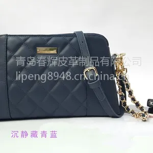 工厂加工定制生产女士***链条菱格包