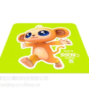 供应贝贝猴儿童早教 AR立体认知3D卡片 AR拼图 智力开发玩具