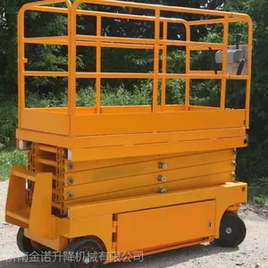 供应济南金诺牵引式升降机升降平台