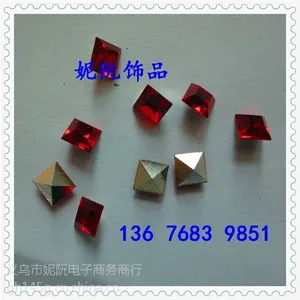 手工diy树脂钻扣尖底10*10正方形树脂胶钻 手表饰品配件