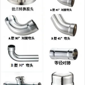 ***不锈钢制品DN15-DN1200薄壁不锈钢水管承插焊式不锈钢管件
