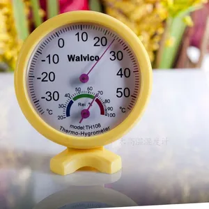 供应禾高TH108 温湿度计黄色