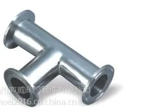 供应庐威不锈钢卫生级快装三通