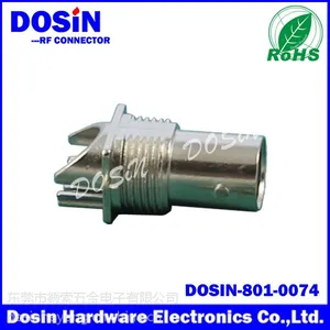 供应HD-SDI高清方案夹板BNC视频连接器 卡板式BNC高清视频接头