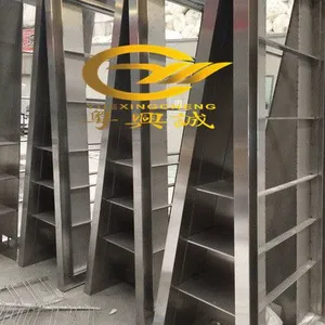 商场服装店精品不锈钢展示架首饰珠宝不锈钢展示柜定制