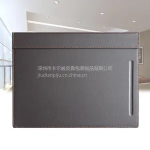 卡尔威 供应办公皮具写字垫带笔槽皮质桌垫皮革台垫 厂家定制批发