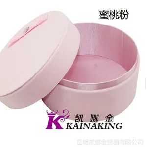 保鲜花永生花圆形空礼盒 钻石绒长毛绒生日礼物必备 21CM高11CM