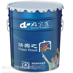 好家庭快乐之家墙面漆装修漆建筑涂料环保乳胶漆内外墙漆白色18L