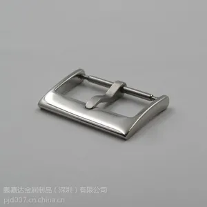 鹏嘉达供应加工定制304不锈钢实芯表带扣 ***皮带扣20mm（j826）