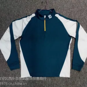 厂家定制高尔夫半拉链外套,高尔夫休闲运动外套正品厂家定制