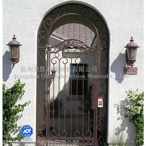 【匠王世家新品】旋转推拉门 铁艺小门 单侧门
