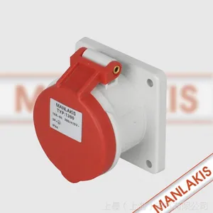上曼电气 暗装插座TYP-1390 工业防水插座 4P 16A 400V 航空防爆