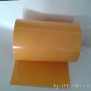 供应供应双面胶带用黄色格拉辛双面硅油纸