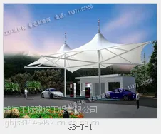 工标棚业——专业承包各类收费站出入口,加油站膜结构的设计与施工