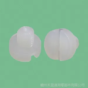 厂家低价批发 塑料平头螺丝 塑胶尼龙平头一字螺丝 M3*3 本色